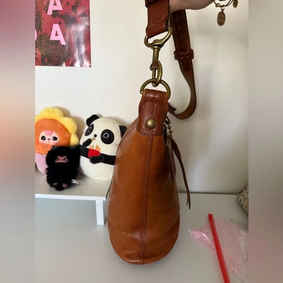 Coach Bleecker XL Duffle Leather Tattersall Whipstitch Buckle - Picture 6 of 12